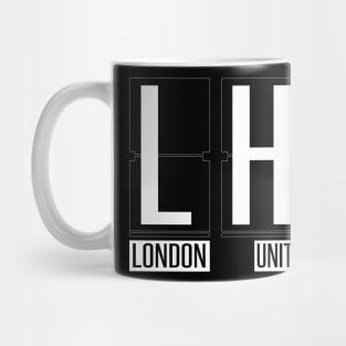 LHR - London Heathrow UK Airport Code Souvenir or Gift Shirt Mug